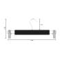 Medidas Percha Madera Pantalón Negro