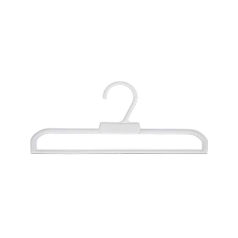 Percha de plástico para toalla o bufanda 30 cm blanco