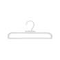 Percha de plástico para toalla o bufanda 30 cm blanco