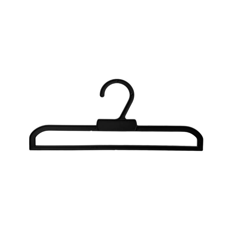 Percha de plástico para toalla o bufanda 30 cm negro