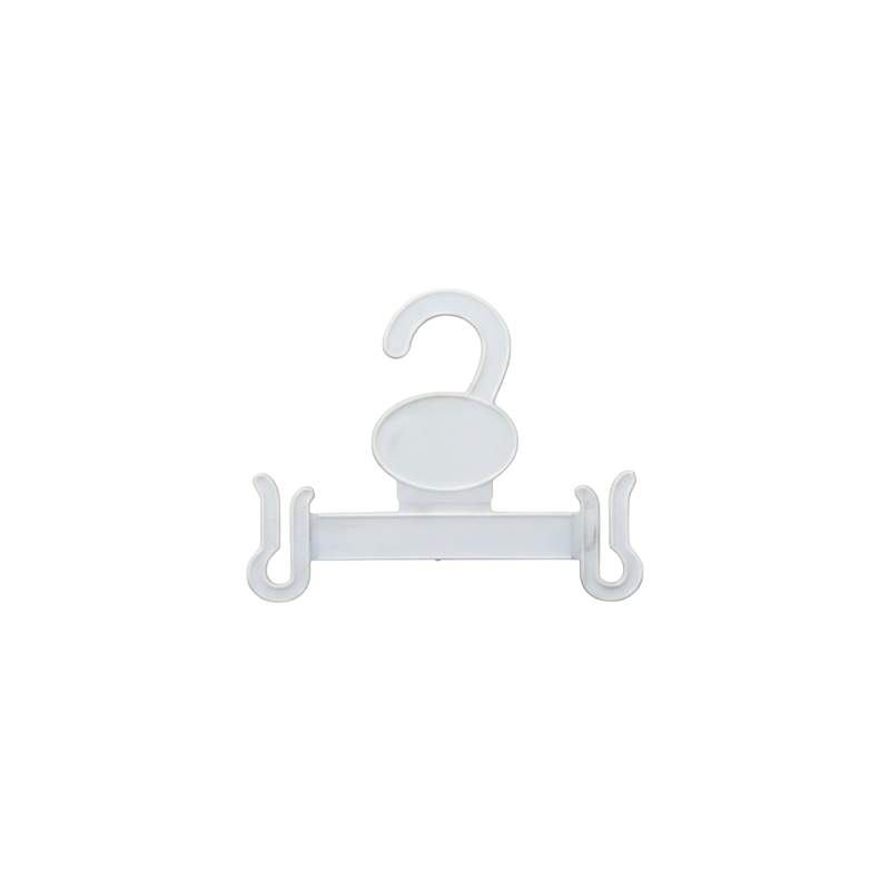 Percha de plástico para calzado 11 cm blanco