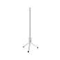 Base soporte metálico para maniqui busto tipo trípode 2.5 cm