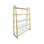 Estantería metálica decorativa loft  5 niveles dorado