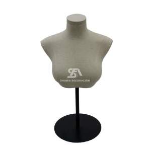 Foto de producto Busto Mujer Con Base Color Negro De Plastico