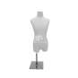 Foto de producto Busto Maniqui Niño Color Blanco  Brillo Sin Brazos+Base De Fibra 3/4