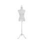 Foto de producto Busto Mujer De Tela Color Blanco Con Base De Plastico