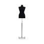 Foto de producto Busto Mujer Color Negro Con Base De Metal De Plastico